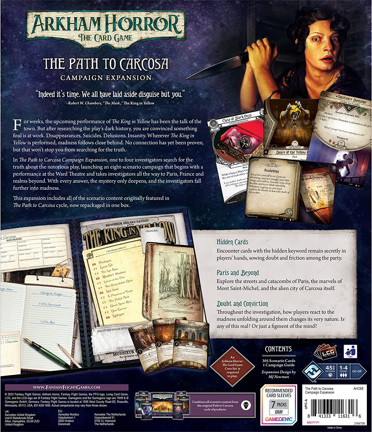 Arkham Horror : The Card Game - The Path to Carcosa Campaign Expansion
